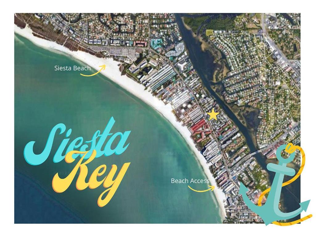 Апартаменти Siesta Key Escape Ground Floor Steps To Heated Pool And Free Trolley Екстер'єр фото